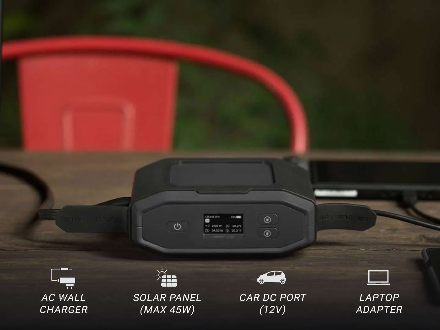 Large-Capacity Power Bank | 38,400 mAh | Omnicharge