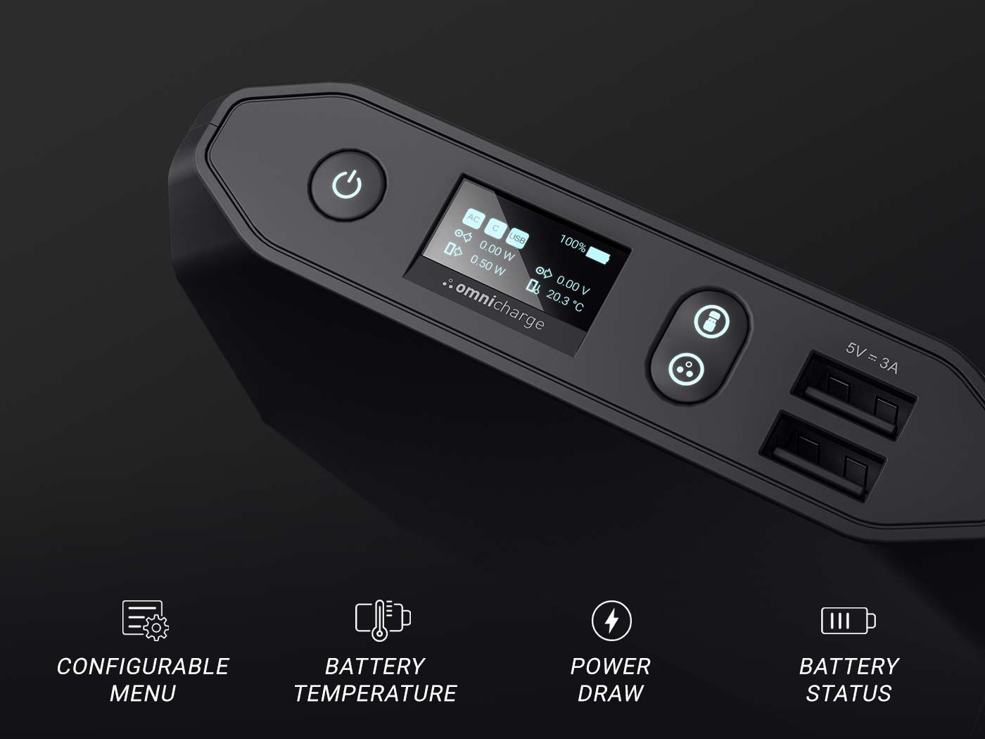 USB-C Portable Charger | Omni 20c+ Power Bank | Omnicharge