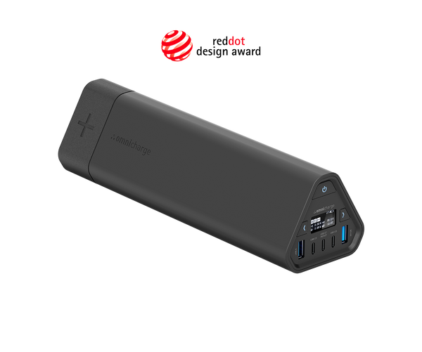 【即日発送】omnicharge PCも充電できる2ポート充電器　定価4.8万円 Portable Laptop Charger | Omni 20+ Power Bank | Omnicharge